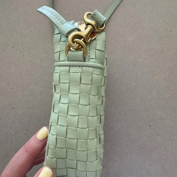 Clare V Woven Midi Sac - Mint - Picture 5 of 9